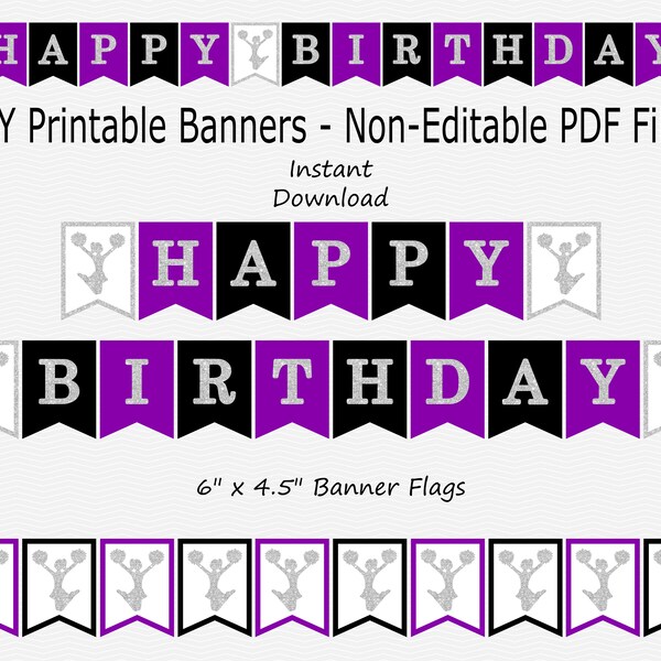 Cheer Birthday Party Decorations - Etsy