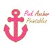 PinkAnchorPrintables store logo