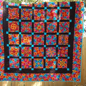 Floral Kaleidoscope Quilt
