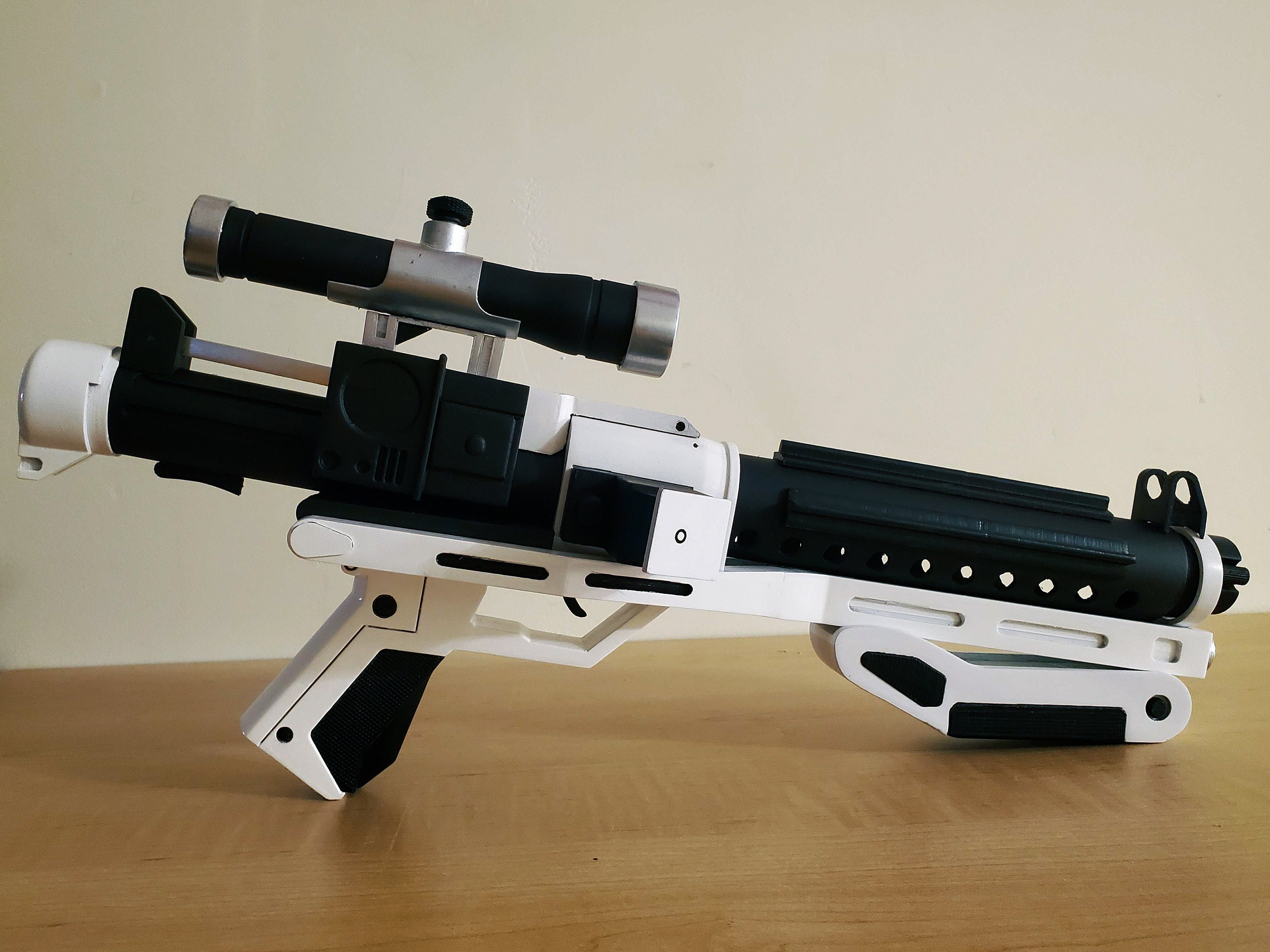 3D Printed Stormtrooper D11 Blaster Raw 3d Print | Etsy
