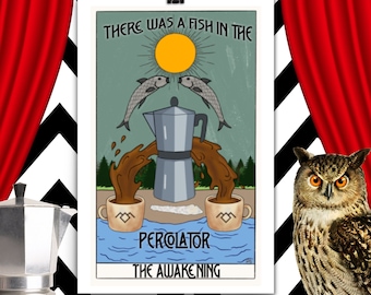 Twin Peaks Tarot Style Coffee Wall Art