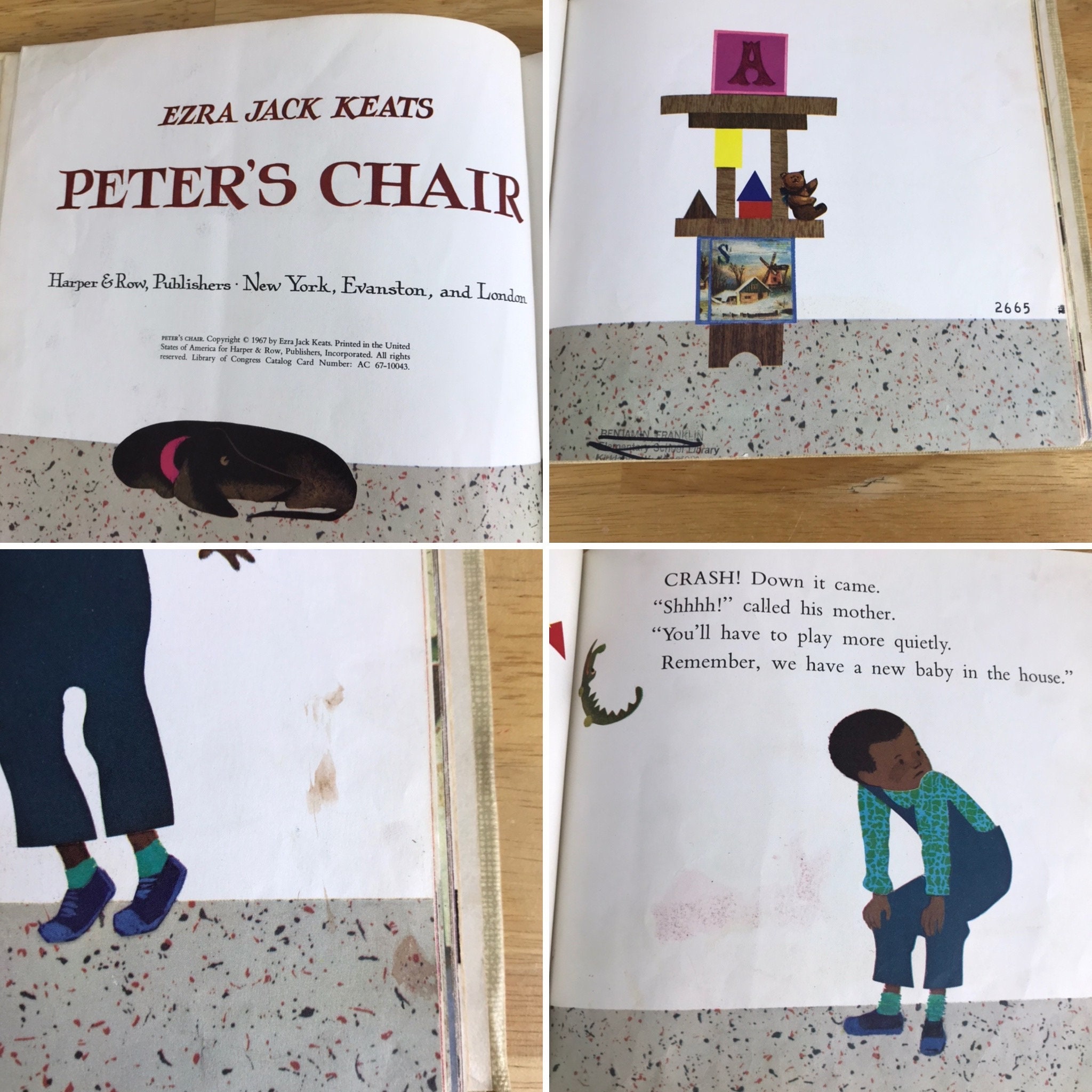 Peters Chair by Ezra Jack Keats Vintage Childrens Book Etsy UK