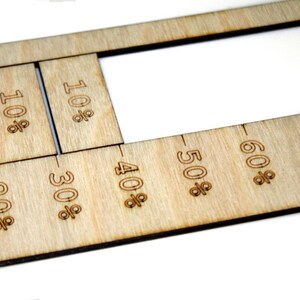 Percent Learning Aid, Mathematics Manipulative, Homeschooling Tool ...