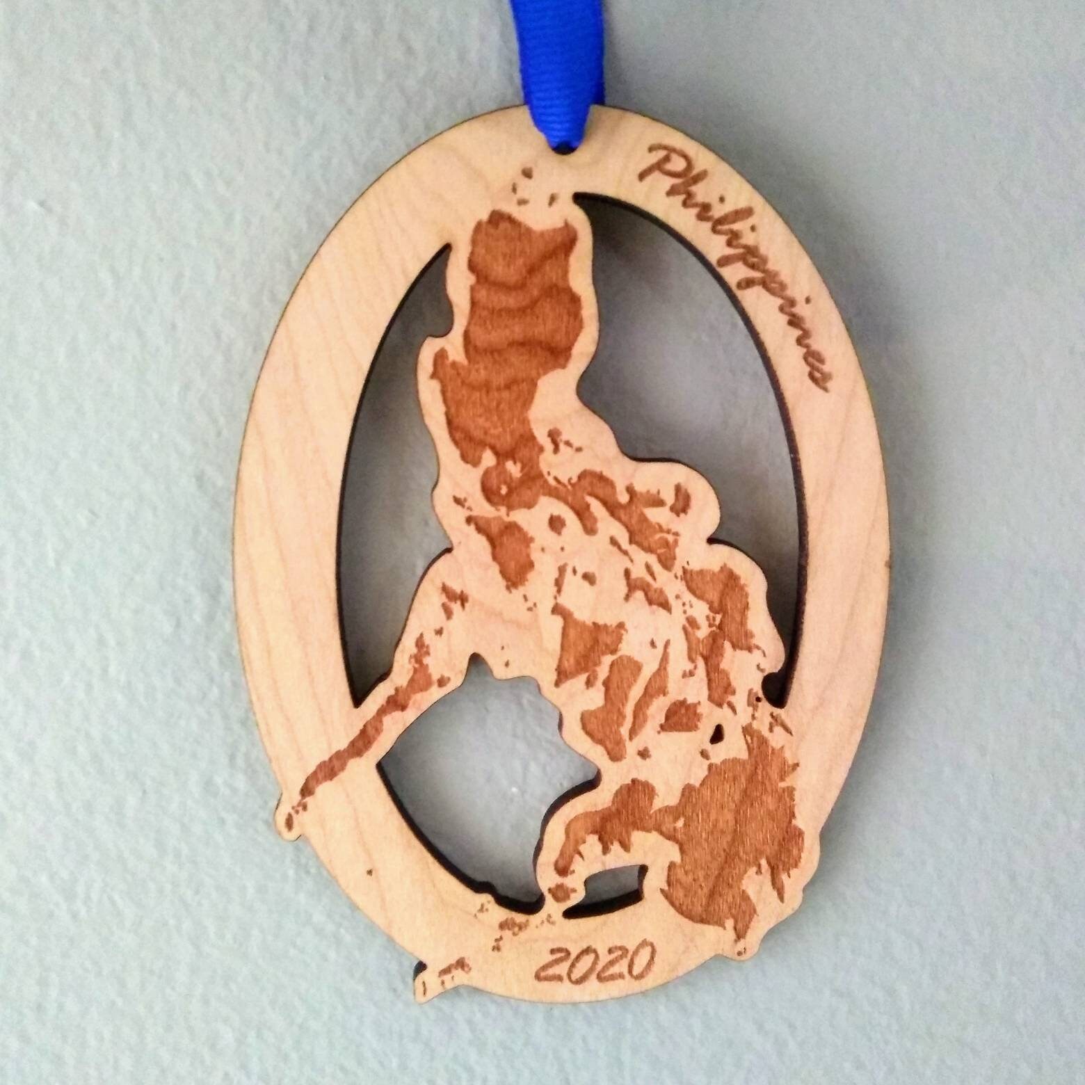 Philippines Annual Wooden Ornament Tagalog Customized Etsy