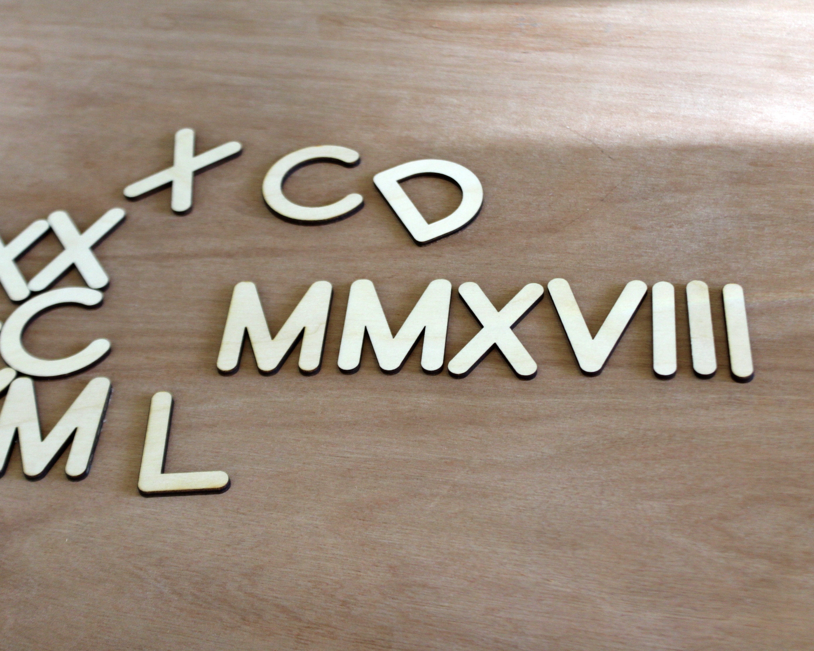 Roman Numerals Learning Aid, Mathematics Manipulatives, Homeschooling ...