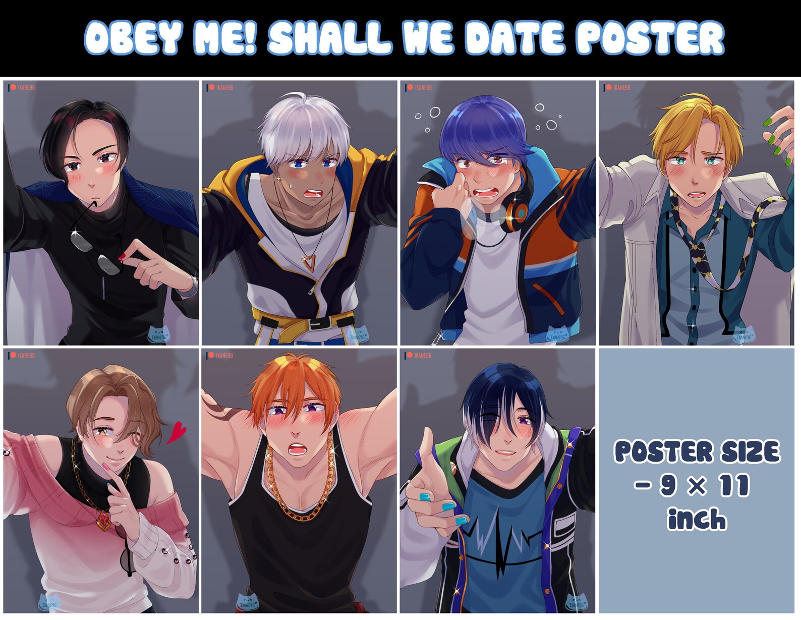 kabedon-obey-me-shall-we-date-posters-etsy