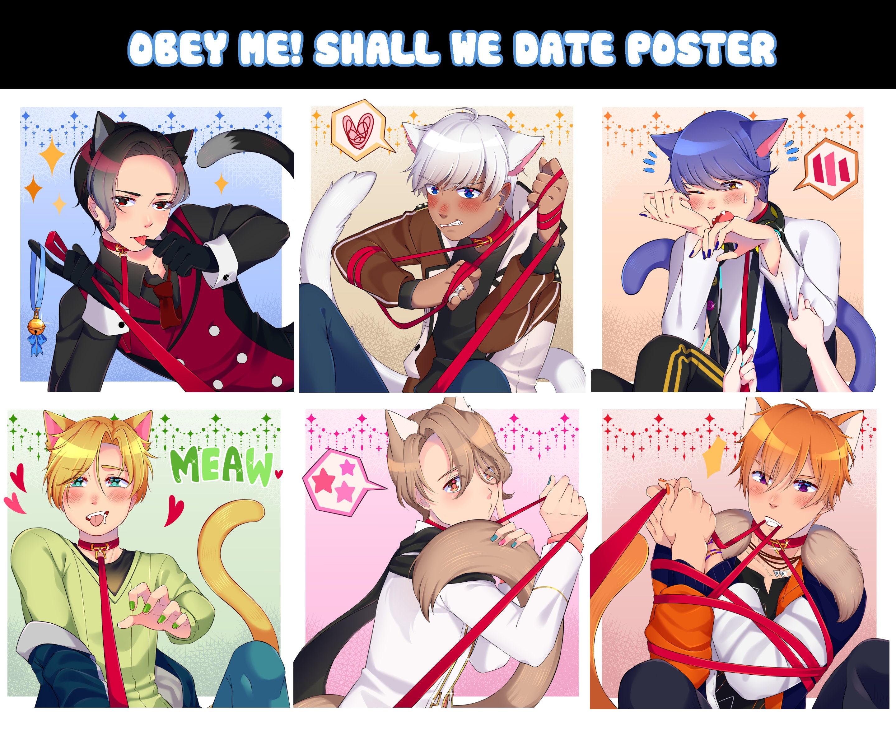 Obey Me Shall We Date Poster - Etsy