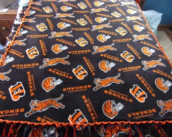 bengals fleece blanket