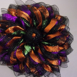 Halloween wreath with spider