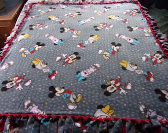Mickey Mouse handmade fleece blanket