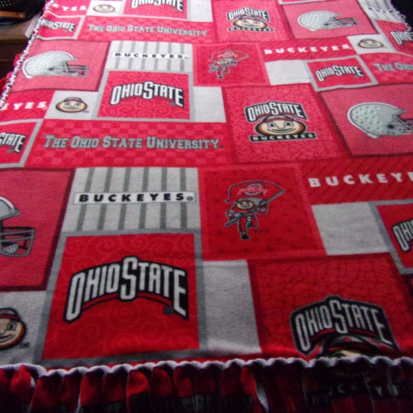 Fleece Tie Blanket Etsy