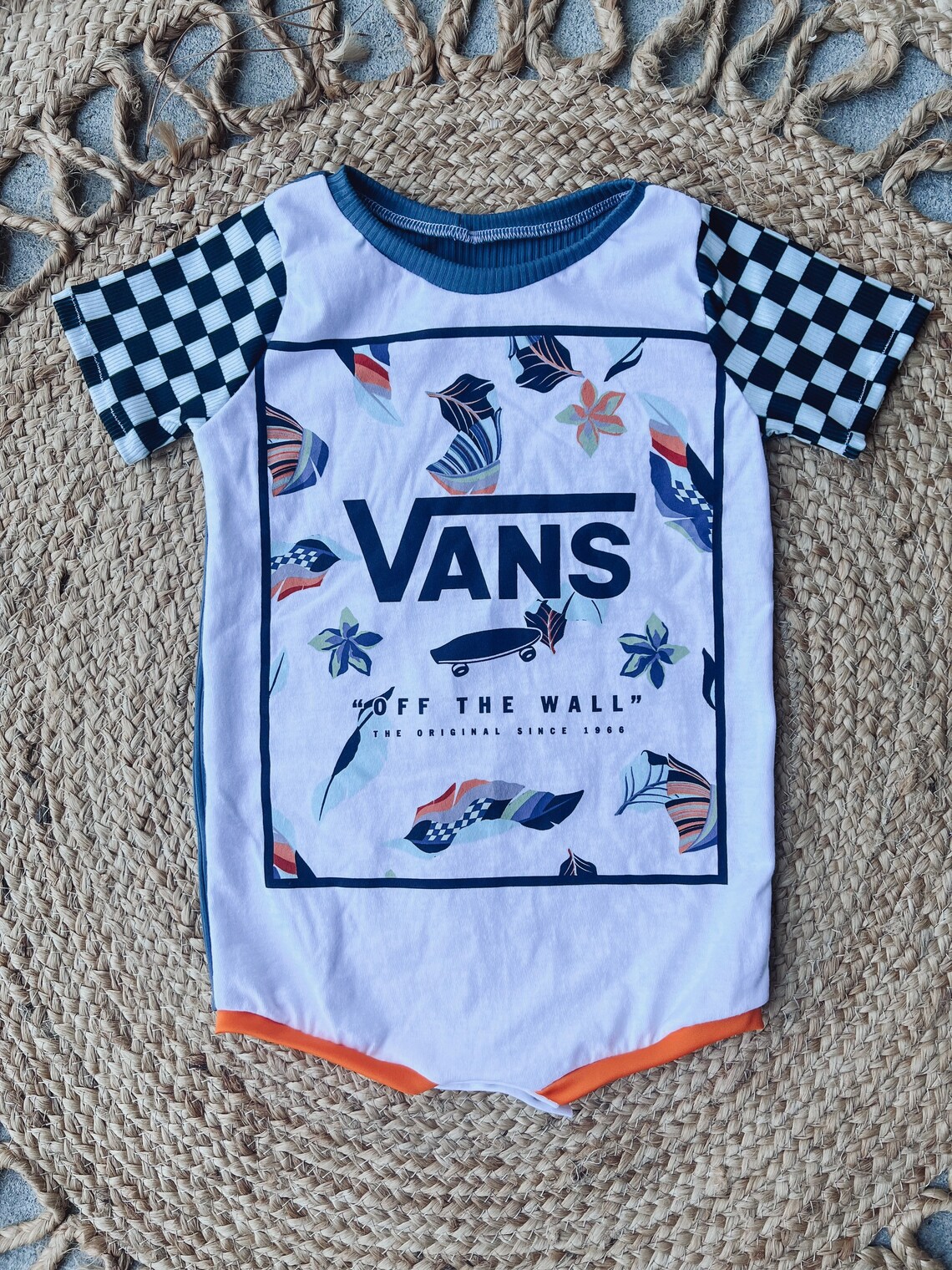 Skater Baby Toddler Upcycled T Shirt Sweater Onesie Romper Etsy
