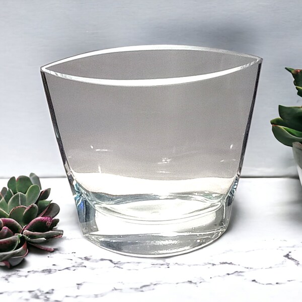 Krosno Crystal Vase Etsy