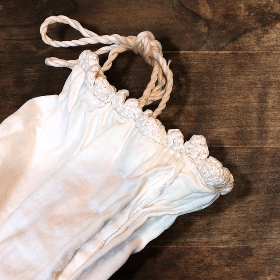 Pristine Antique Victorian Ivory Crochet Reticule ~ L… - Gem