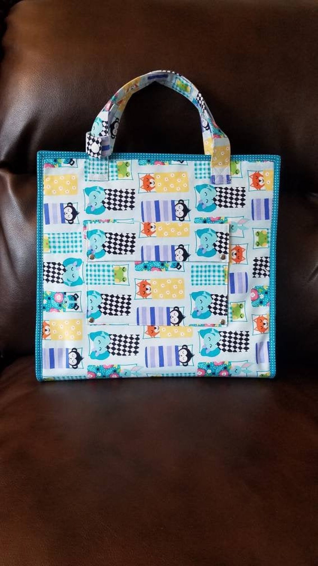 Project Bag With Handles/cross Stitch Project Bag/abc Etsy