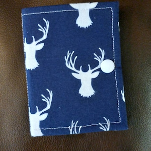 blaues Rentier Ort Buch/Fädelfänger/Ortsschoner/Projekt pal/Fädelbett/Orthalter/xstitch Accessoire/Kreuzstich Geschenk/xstitch
