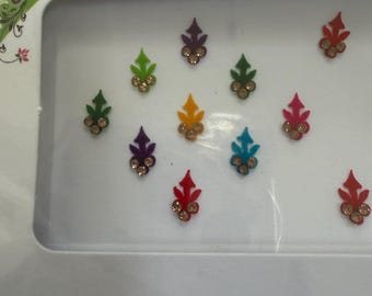 Bindi packet face accessory indian stick on