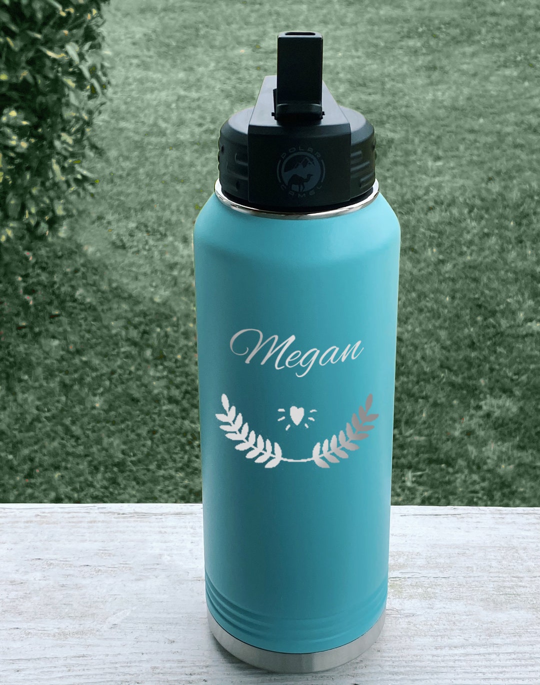 32oz Custom Polar Camel Stainless Steel Water Bottle Personalized Name ...