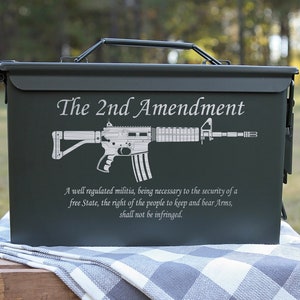 2nd Amendment - Engraved Steel Ammo Can Best Sellers