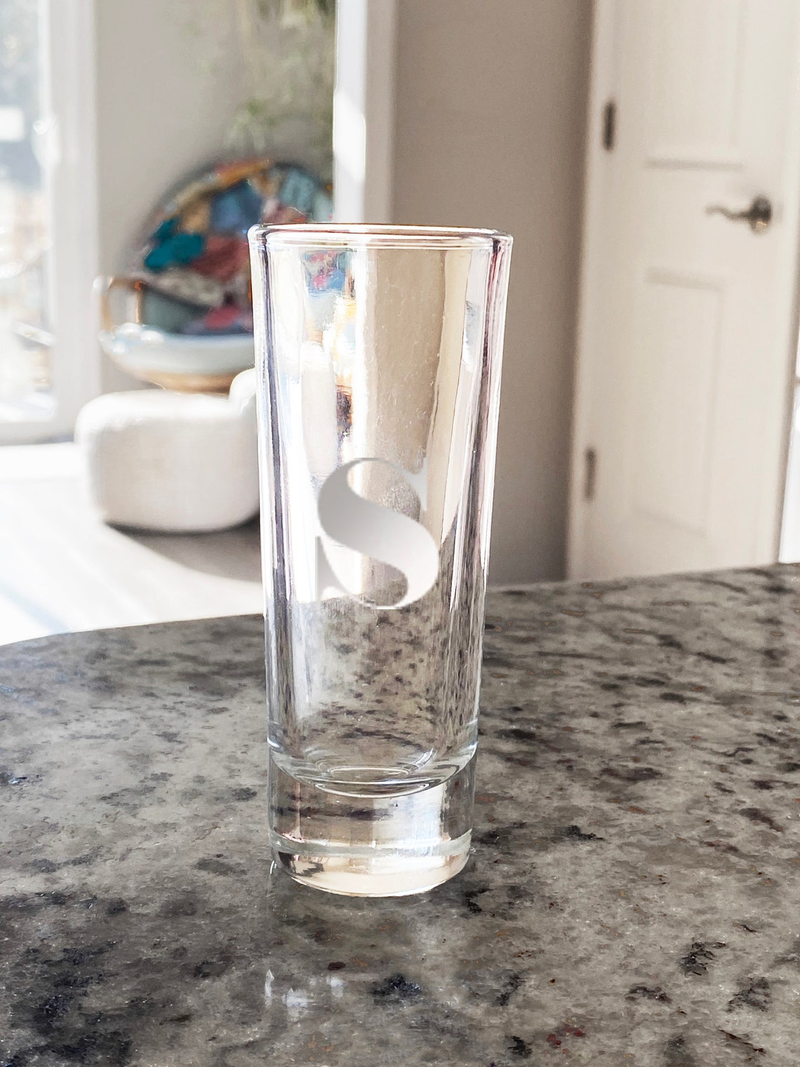 Quality Custom Laser Engraved Double Shot Glass Monogrammed Etsy