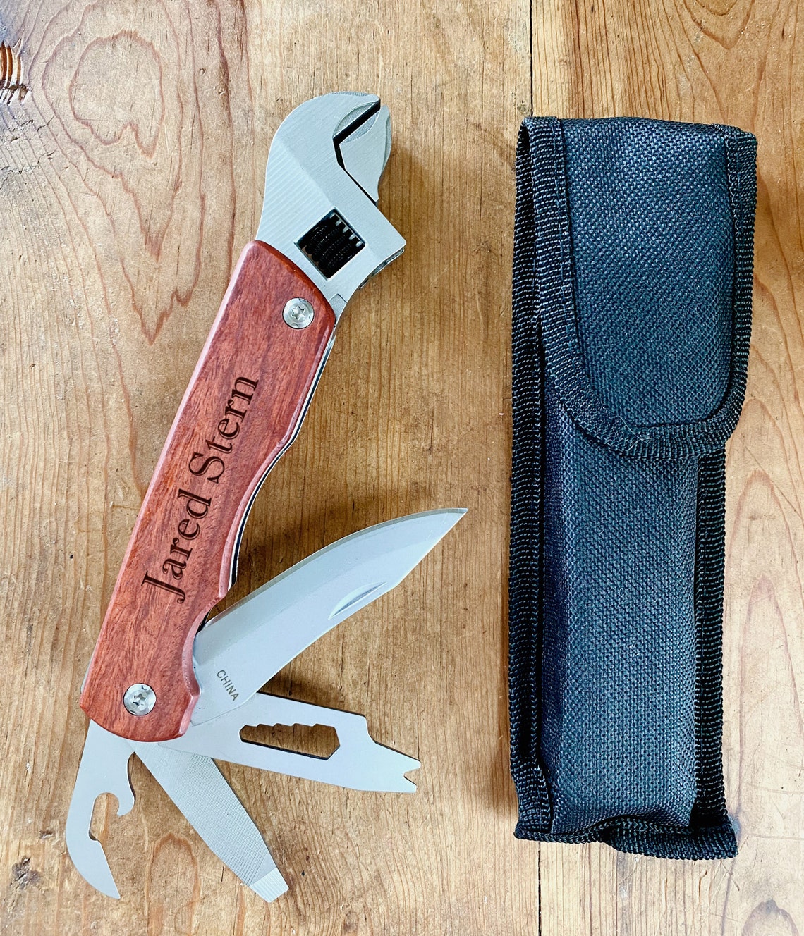 Custom Laser Engraved Multi Tool Wrench Etsy