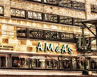 A M and A 's Department Store  - Adam Meldrum & Anderson - Main Street, Buffalo New York--Horizontal Image --