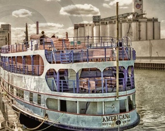 The Americana Ferry Boat - Crystal Beach Boat - Buffalo New York--Horizontal Image --