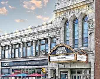 Sheas Seneca Theatre South Buffalo NY Photo--Horizontal Image --