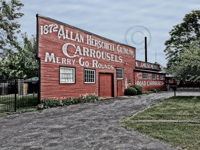 Allan Herschell Carousel Company Buffalo New York Etsy