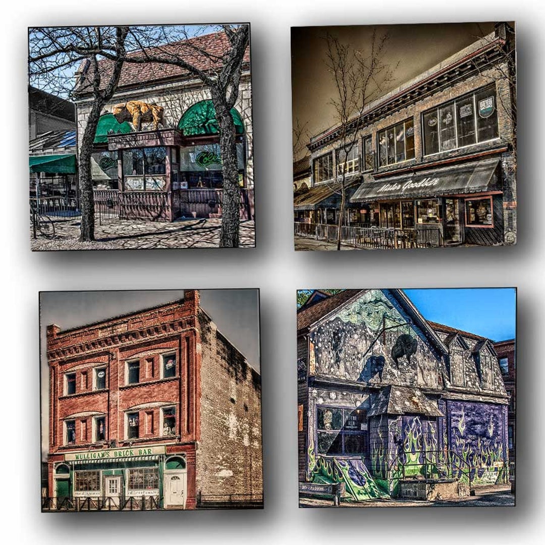 Allentown District Bars Buffalo NY Coaster set Etsy France