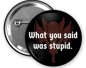 RWBY Professor Port Quote Button