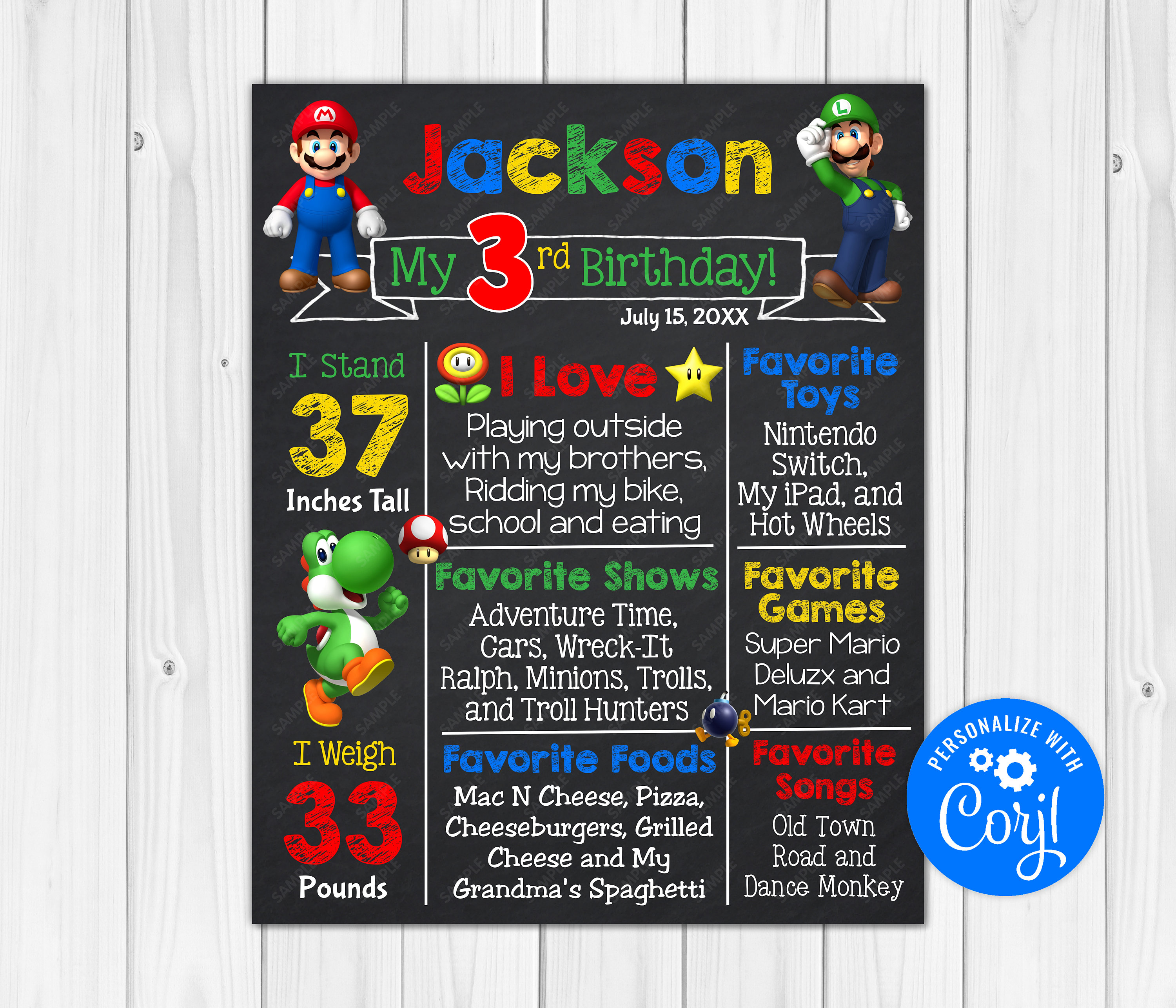 Extansiion Pack 2 MARIO KART XXL Blanket Super Mario Inspired Graph for  Throw, C2C, Written & Color-block Instructions for Gamerblanket 