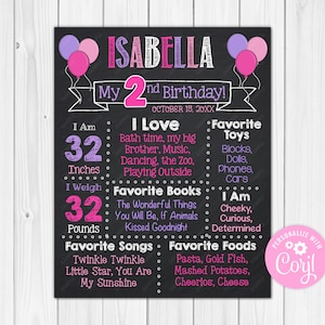 CUSTOM COLOR  - Editable Balloon Chalkboard Poster Milestone Chart Printable 20x30, 18x24, 16x20, 11x14, 8x10, & A1 - A5 - Digital Download