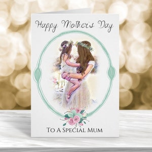 Tarjeta del Día de la Madre, Tarjeta del Día de la Madre Feliz, Tarjeta del Día de la Madre, Tarjeta del Día de la Madre Feliz, Tarjeta Linda del Día de la Madre