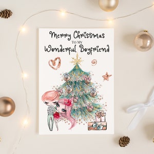 Vriendje kerstkaart, vriendin kerstkaart, vrouw kerstkaart, man kerstkaart
