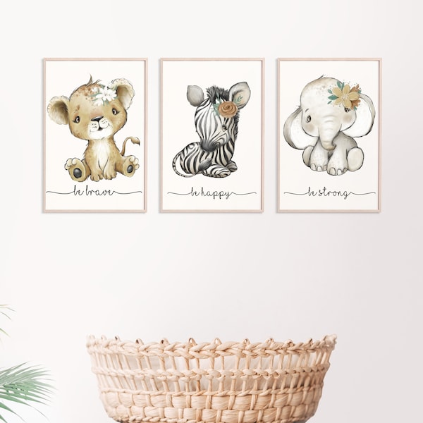 Jungle Theme Nursery Etsy UK