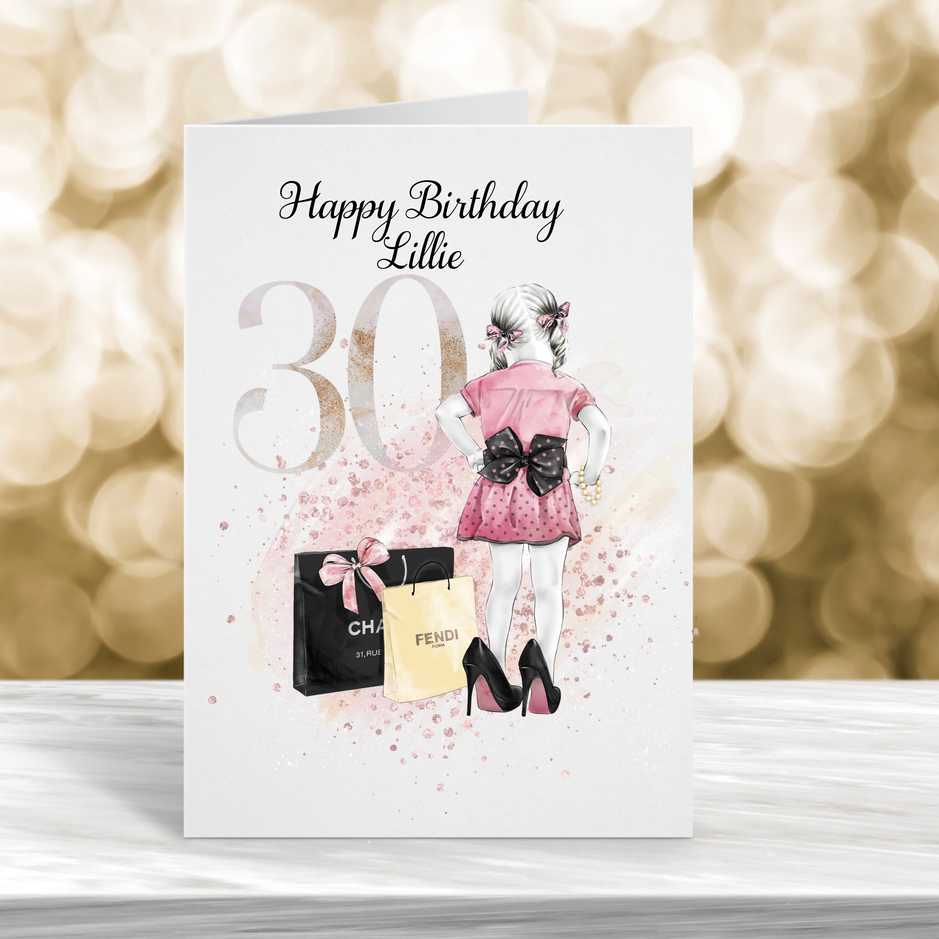 Personalised 30th Birthday Card 40th Birthday Card 18th - Etsy UK