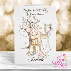 Biglietto di compleanno personalizzato, biglietto di compleanno per figlia, biglietto di compleanno per nipote, biglietto di compleanno per il 1° compleanno, biglietto di compleanno per il 2° compleanno, biglietto di compleanno per il 3° compleanno