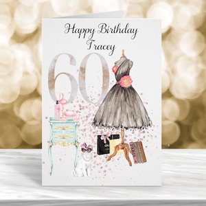 Carte personnalisée 60e anniversaire, carte 70e anniversaire, carte 80e anniversaire, carte 50e anniversaire, carte tout âge, carte d'anniversaire chat