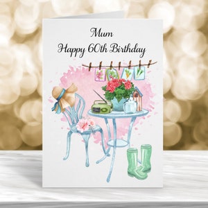 Carte d'anniversaire maman, carte maman, carte d'anniversaire nan, carte d'anniversaire pour maman, carte 60e anniversaire, carte pour elle