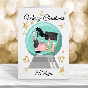 Personalisierte Weihnachtskarte, personalisierte Weihnachtskarte, spezielle Freundin Weihnachtskarte, Weihnachtskarte für Sie