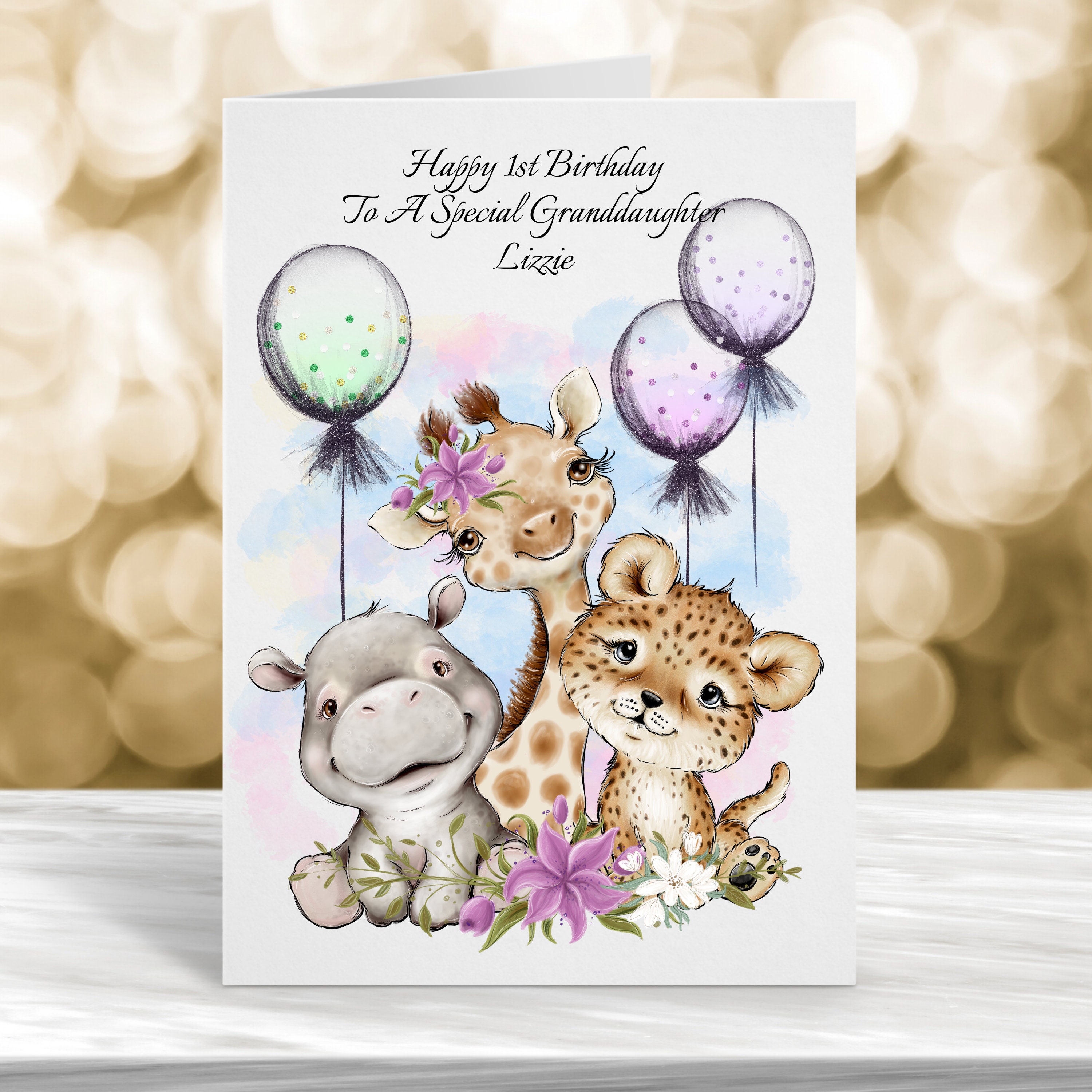 Birthday Card Daughters First Birthday Gift Baby Boy 1st Gifts For