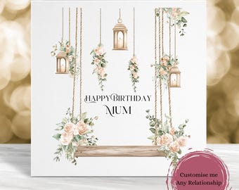 Mum Birthday Card, Nan Birthday Card, Sister Birthday Card, Friend Birthday Card, Card for Her, Sweet Birthday Card