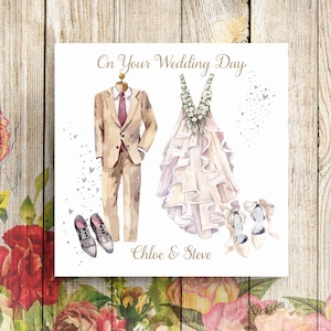 Carte de mariage personnalisée, Carte de mariage, Félicitations pour votre mariage, Carte de mariage personnalisée, Carte de mariage