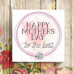 Tarjeta del Día de la Madre, Tarjeta del Día de la Madre Feliz, Tarjeta del Día de la Madre, Tarjeta del Día de la Madre Feliz, Tarjeta del Día de la Madre Feliz a los Mejores