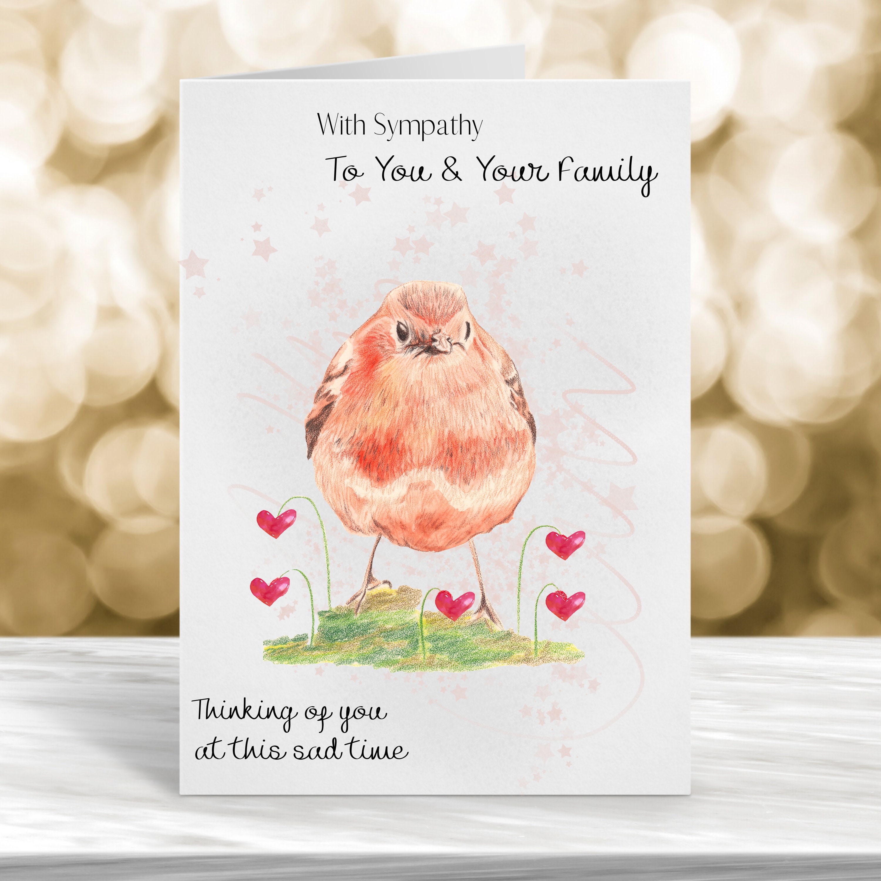 Personalised Sympathy Card, With Sympathy Card, Sorry for Your Loss ...