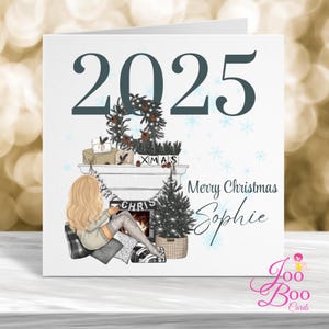 Biglietto di Natale personalizzato, biglietto di Natale 2025, biglietto di Natale personalizzato, biglietto di Natale per amico speciale, biglietto di Natale per fidanzata,