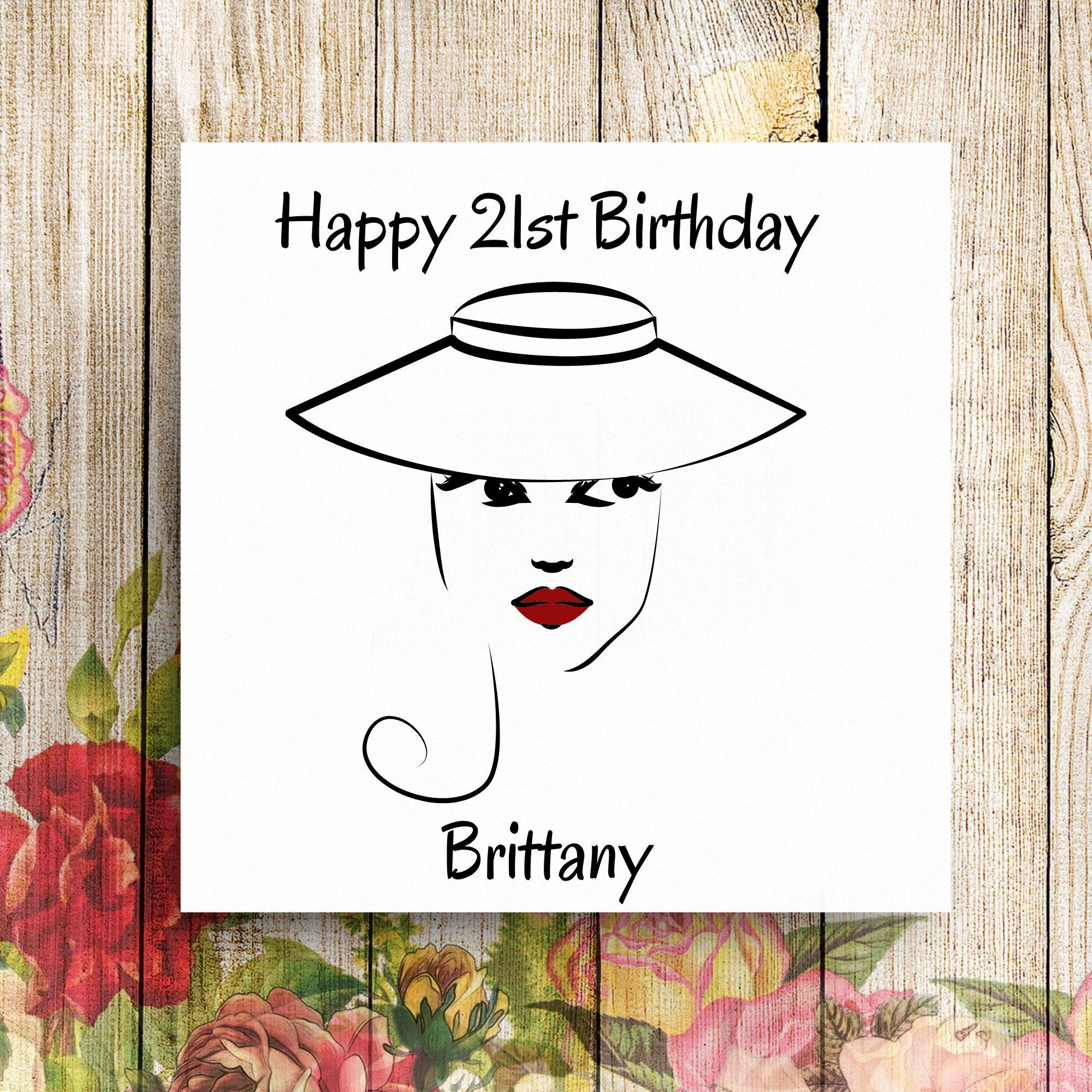 Personalised 21st Birthday Card, 21st Birthday Card, 18th Birthday