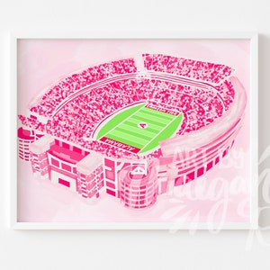 Dorm Decor Wall Art - Bryant Denny Stadium Digital Download