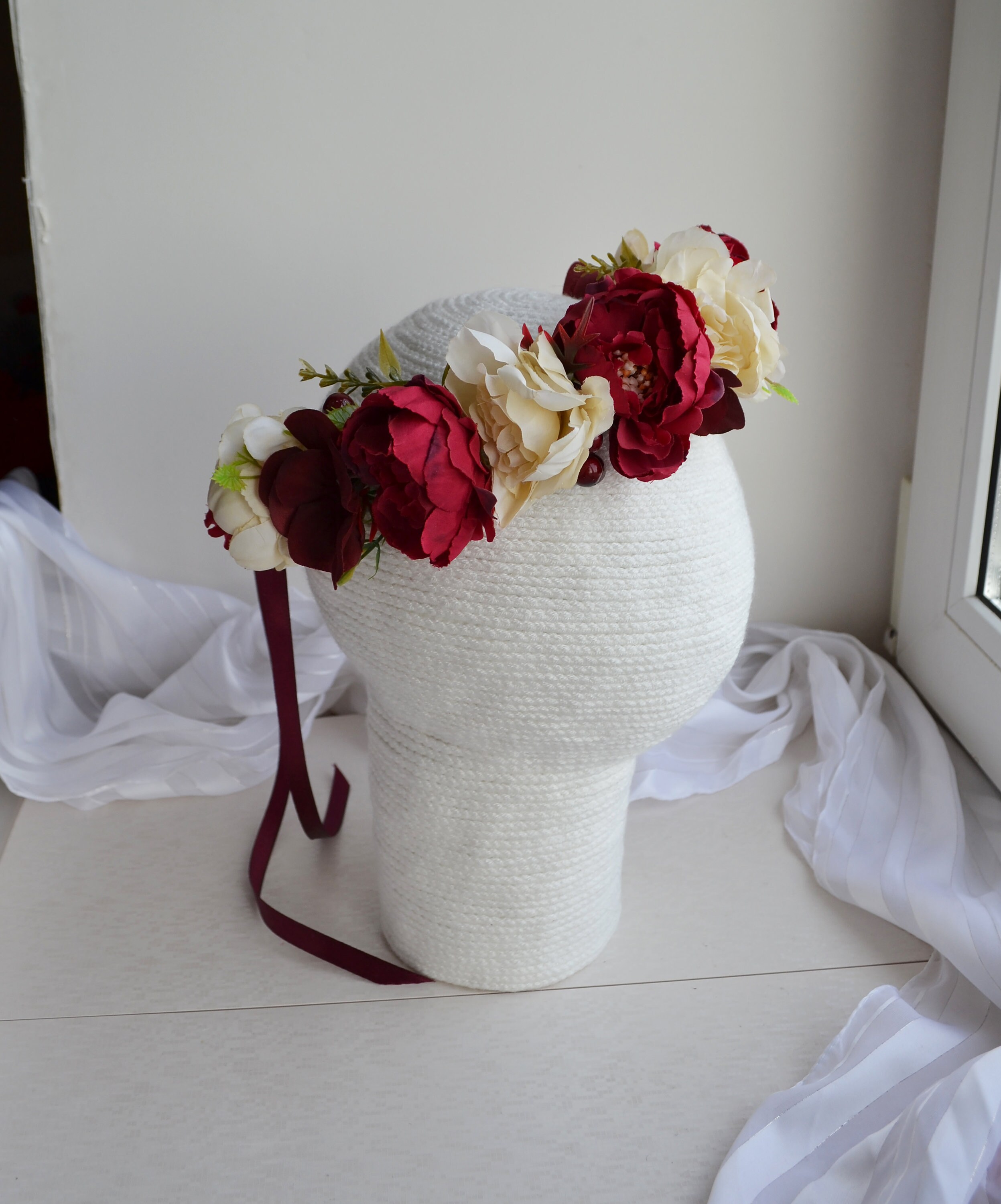 headpiece for maternity photos